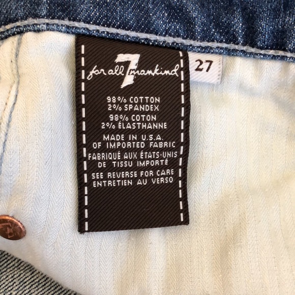 7 For All Mankind Denim Shorts - Picture 6 of 7